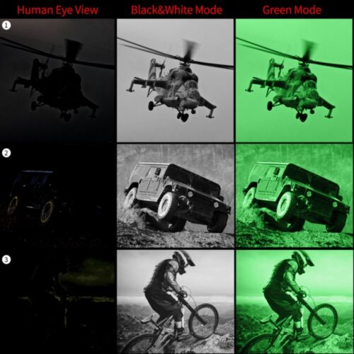 NVG10 Night Vision Goggles 940nm IR Green Tactical WiFi Binocular+Helmet Bracket - Picture 2 of 8