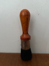 Antique Vulcanized Rubber Shoe Shine Wax Polish Bristle Brush No. 2 HB 626 Vtg