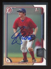 2015 Bowman JANTZEN WITTE Signed Card autograph auto RED SOX RC
