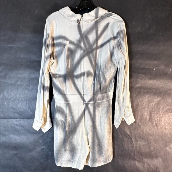 Topshop Romper Short Jumper Off-White Sexy Lace Up Club Size 6 Spider Web OOAK thumbnail 5