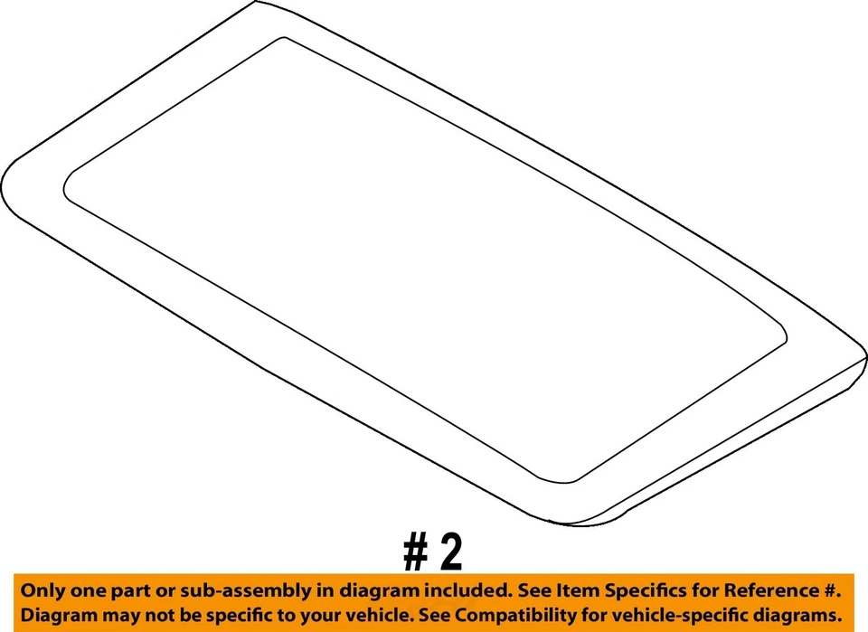 Vidrio corredizo delantero tiene arañazos OEM 2012 2013 2014 2015 BMW X1 Foto 4 de 4