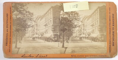 Unter Den LINDEN Berlin Germany Stereoview No. 34