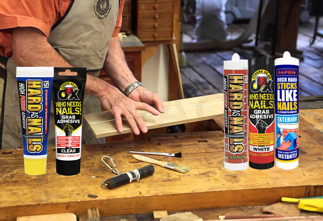 ADHESIVE GLUE HARD AS NAILS NO MORE NAILS EXTERIOR TUBE CARTRIDGE