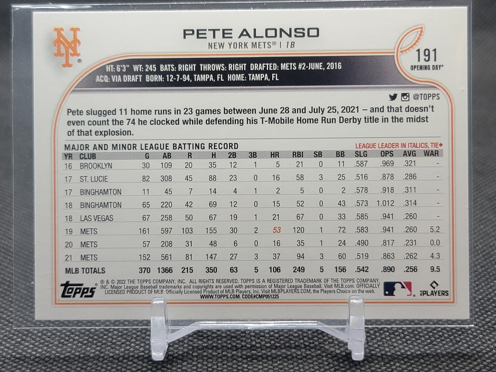 New York Mets *Choose Your Baseball Card* Inserts Rookies Autos (Updated 7/26) - Picture 132 of 512