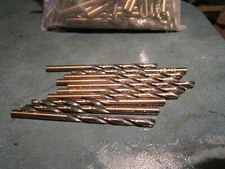 (10)11/64" Hi-Molybdenum Steel 135° Split Point Black & Gold Finish Jobber Drill