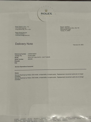 Tudor Rolex Jumbo Day Date 38mm Blue Brush Dial Day Date Papers Hodinkee Strap - Picture 17 of 24