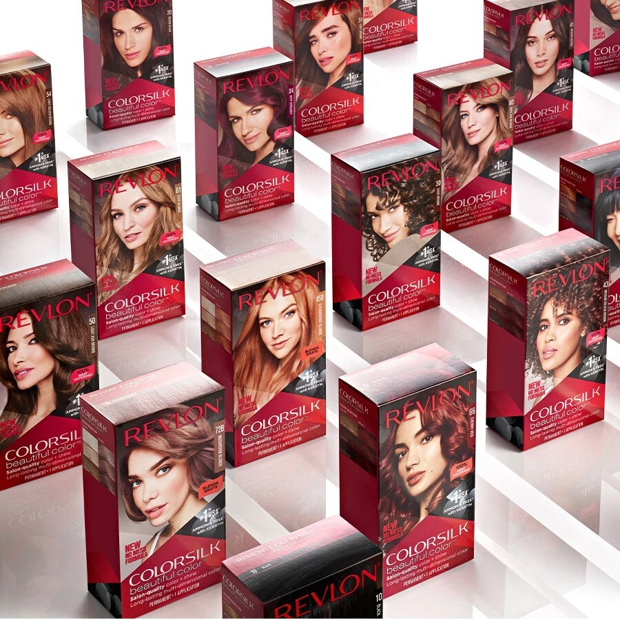 Color de cabello Revlon Colorsilk permanente 3D radiante *ELIGE TONO* Paquete de 3 Foto 2 de 4