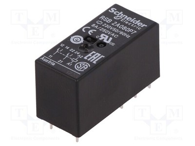 Relais: elektromagnetisch  8A/250VAC USpule: 230VAC  8A 2A080P7 Elektromagnetis