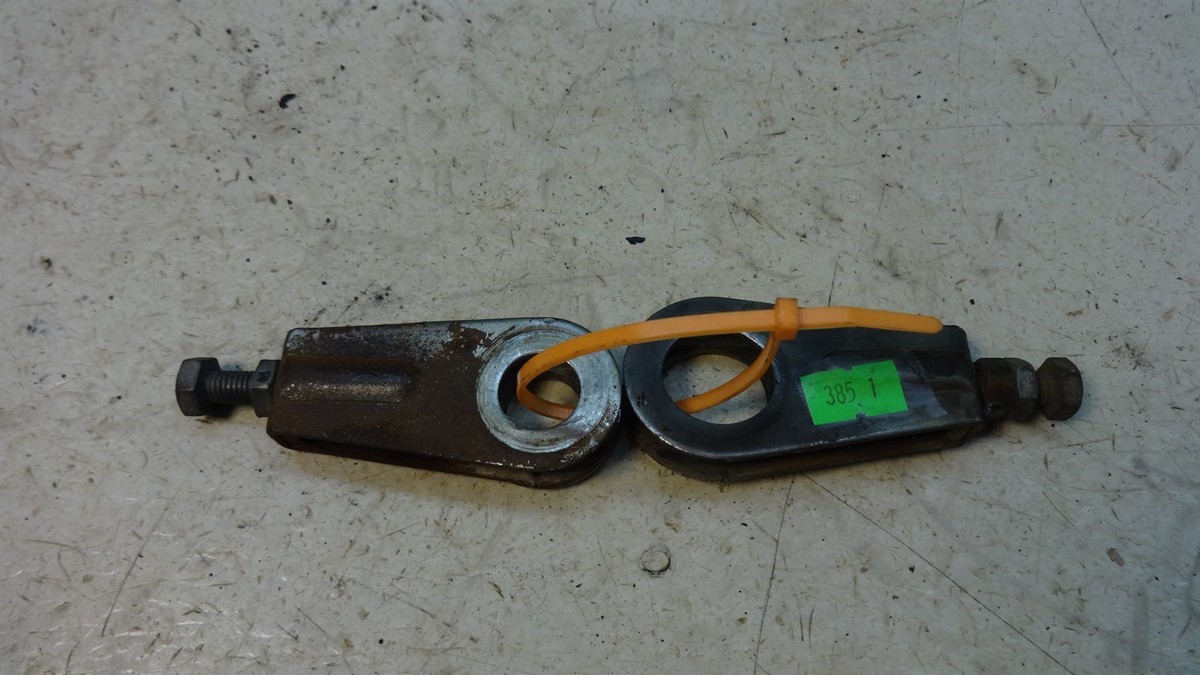 1974 Kawasaki KZ400 KZ 400 K385-1. rear wheel adjusters | eBay