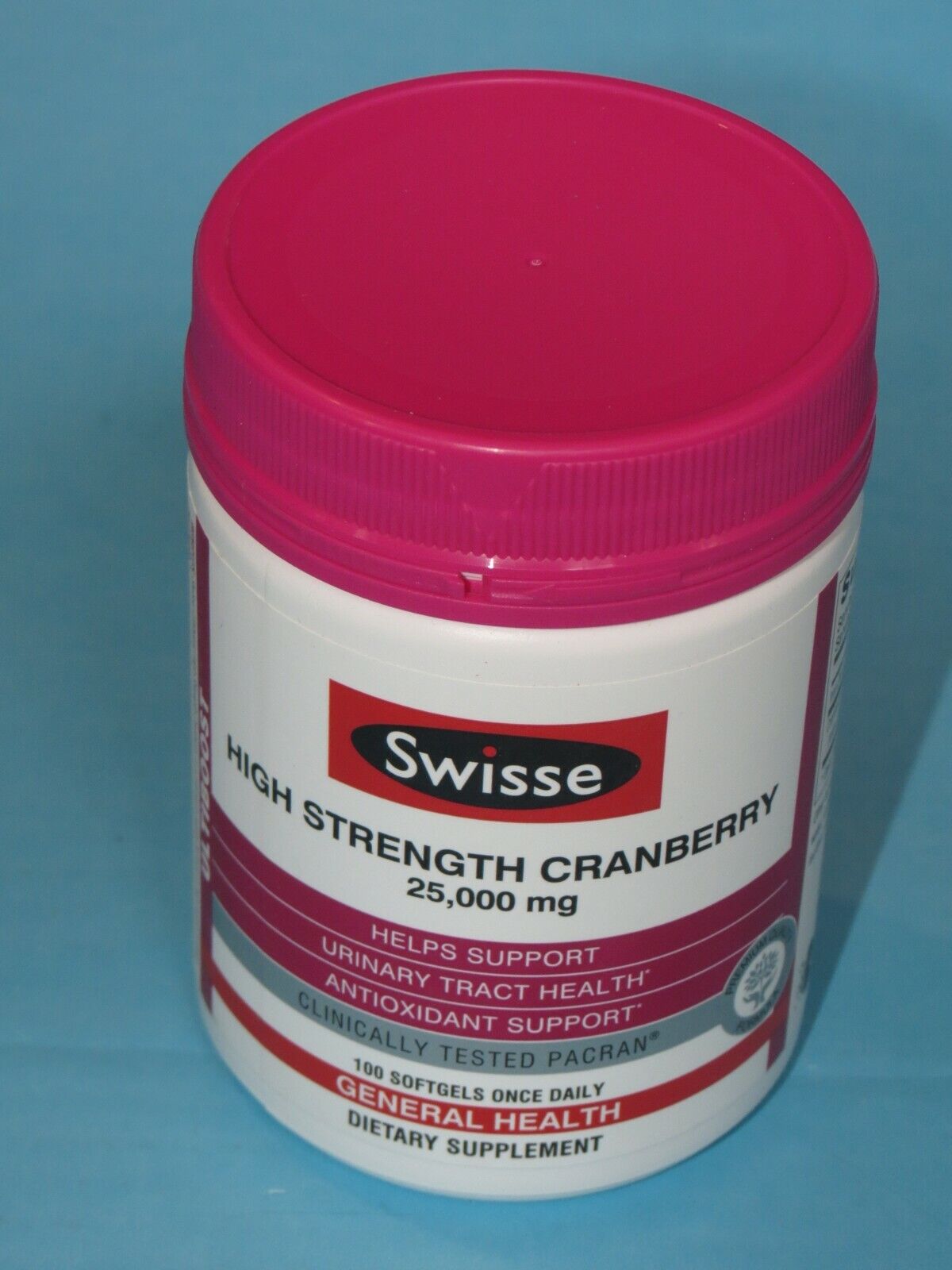 sh5 Swisse Ultiboost High Strength Cranberry 25,000mg Urinary Tract Health 100ct