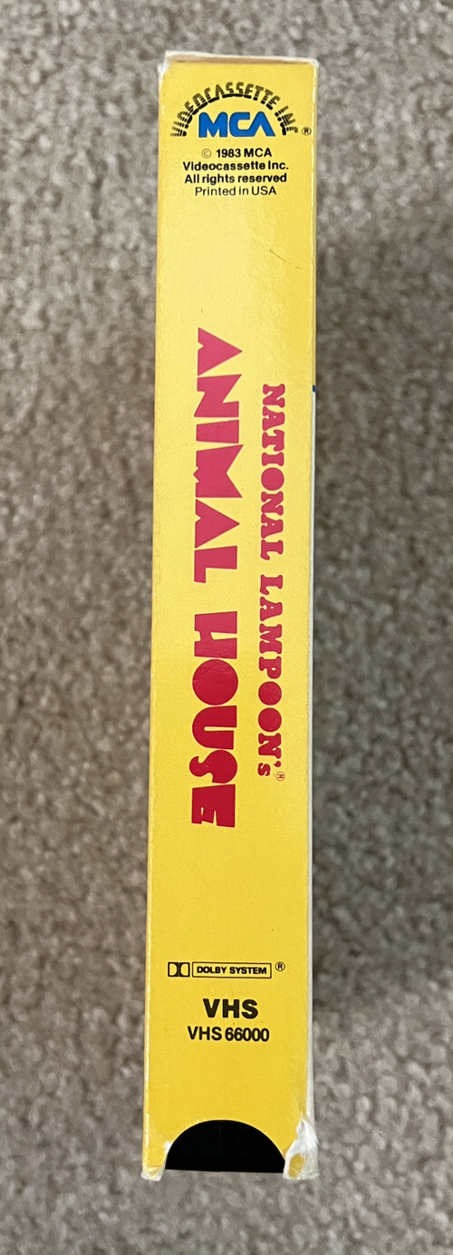 National Lampoon’s Animal House (1978) VHS MCA Videocassettes Rainbow ...