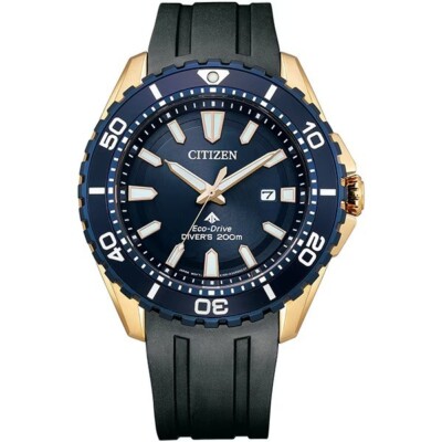 CITIZEN BN0196-01L Eco-Drive Diver s 200m Solar Watch ISO Certified Japan