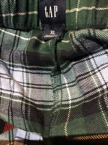 Gap Men’s Plaid Flannel P.J Pants Big and Tall XL New - Picture 11 of 11