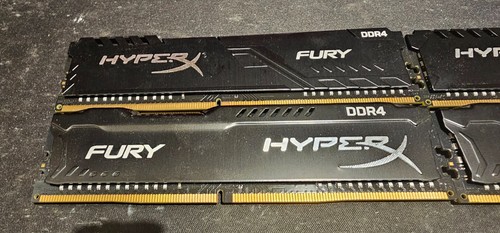 Pair of HX421C14FB2K2/16 HyperX FURY 16GB Kit (2 x 8GB) PC4-17000 Memory - Picture 2 of 6