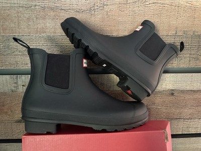 Hunter Original Chelsea Boot Women s Waterproof Black WFS2078RMA US 10