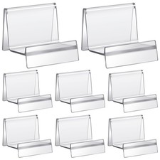 Weysat Purse Display Stand Clear Acrylic Handbag Jewelry Wallet clear