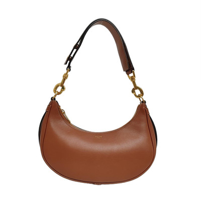 Celine Smooth Cowhide Leather Handbag Underarm Bag Shoulder Crossbody #WI3W