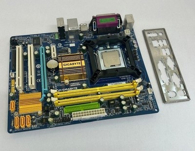 Gigabyte GA-G31M-ES2L REV: 2.0 Sockel 775 (LGA775) Hauptplatine und Backplate