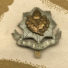 Original British Army Cap Badge - Cheshire Regiment