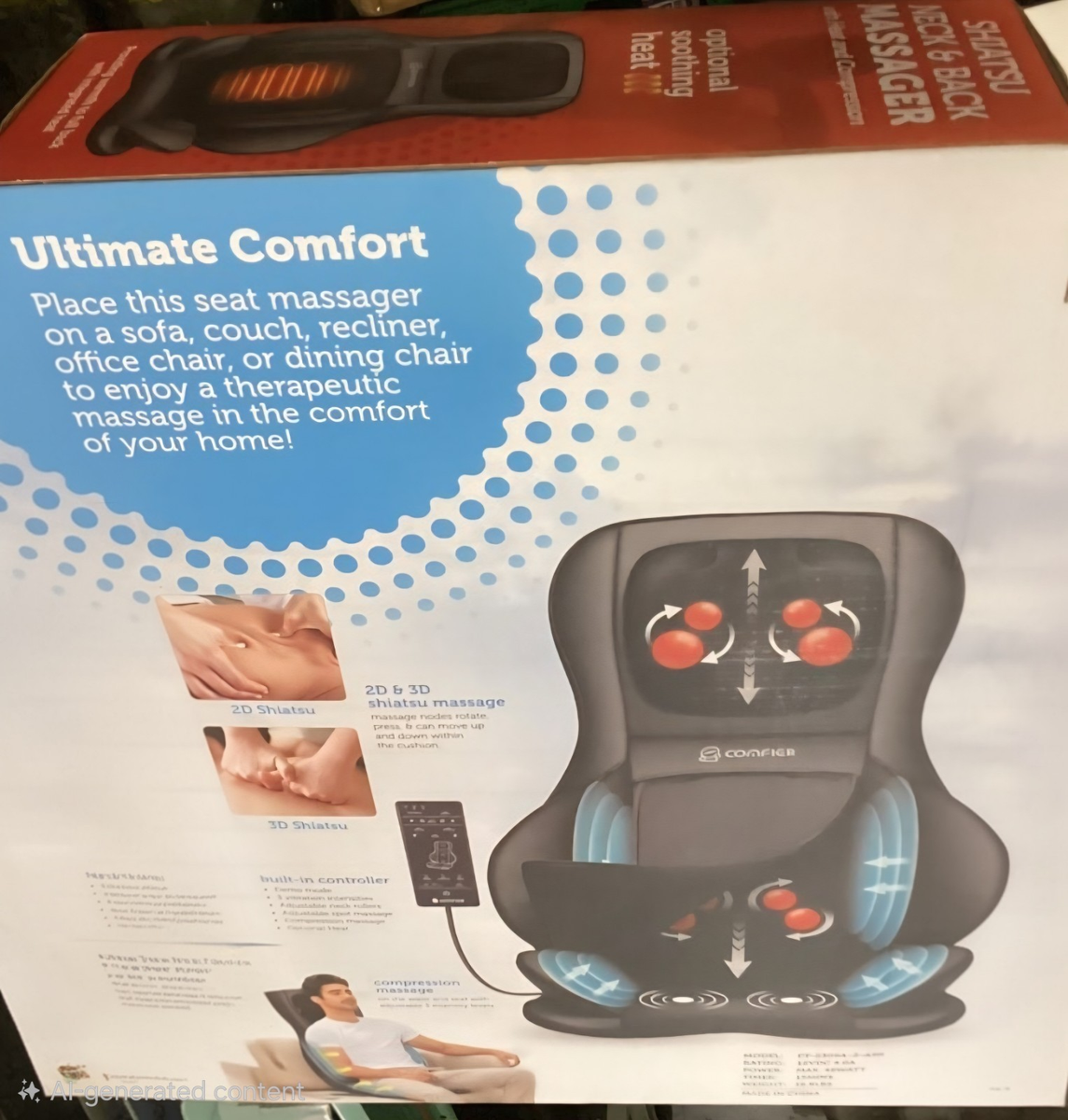 vibrating massage cushion Vibrating Massage Pillow main image 0