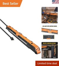 Heavy Duty Magnetic Power Strip with Motion Sensor LED Light - 5 Outlets  USB