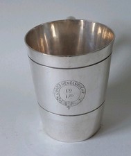 joseph Rogers goblet Silver Plated coastal development tankard silver tanka