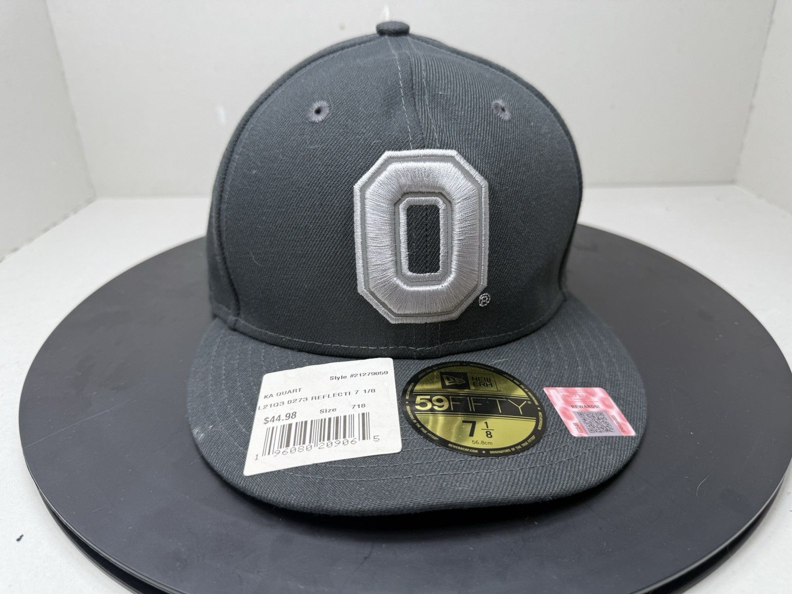 New Era 59FIFTY Ohio State Buckeyes Black/Reflective Gray 7 