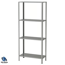 IKEA 4 Tier Racking Heavy Duty Garage Shelving Storage Shelves Steel Unit