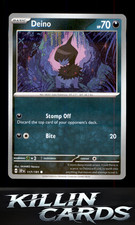 Deino 117/191 Pokemon Common SV08: Surging Sparks Card NM