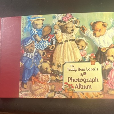 Memories!  Robert Frederick Ltd Teddy Bear Slip-In Photo Album Book Bound