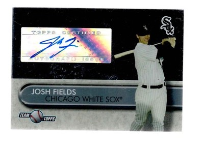 2006 Topps #TT-JF Josh Fields Team Topps Autograph Auto White Sox