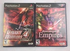 Dynasty Warriors 4 + 4 Empires PlayStation 2 PS2 2 Game Bundle Lot Complete CIB