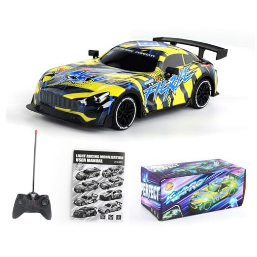 Hobby RC Car, 25 KPH High-Speed 4WD Drift RC Car, 2.4 GHz Re