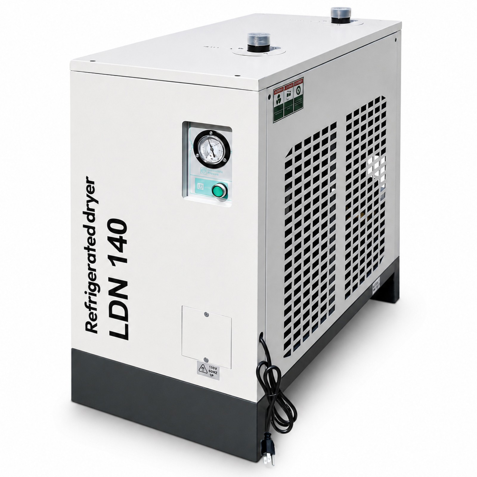 134CFM Refrigerated Air Dryer 110V Compressed Dryer for 20-30HP Air Compressor