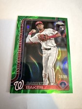 Darren Baker 2025 Topps Chrome 231 RayWave Refractor 28/99