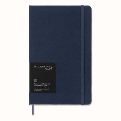 Moleskine Large Ruled Hardcover Smart Notebook: Sapphire Blue - 8056598853605