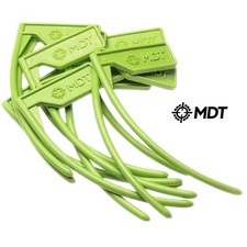MDT Rifle Safety Chamber Flags For 22 Cal & Up, 10 Pack, Green #104544-GRN
