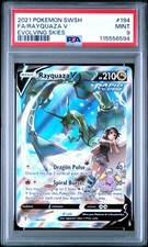 Rayquaza V 194/203 Evolving Skies Pokemon PSA 9
