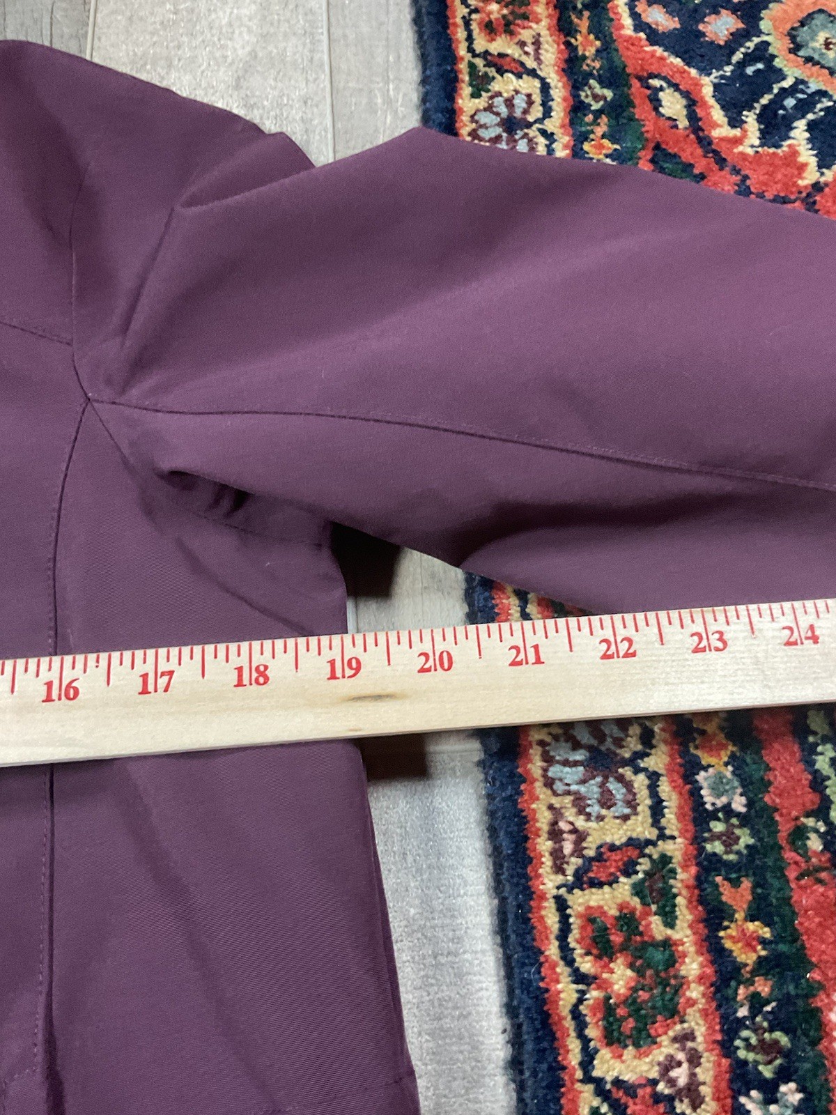 Pendleton Burgandy Hooded Rain Jacket Women’s Sma… - image 7