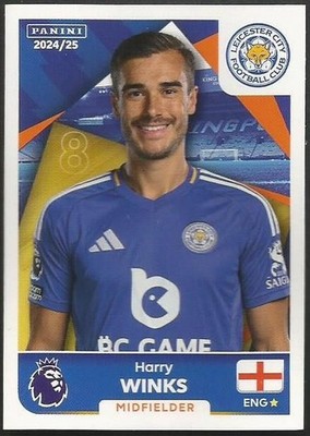 PANINI 2025 PREMIER LEAGUE - #359 - LEICESTER CITY - ENGLAND - HARRY WINKS