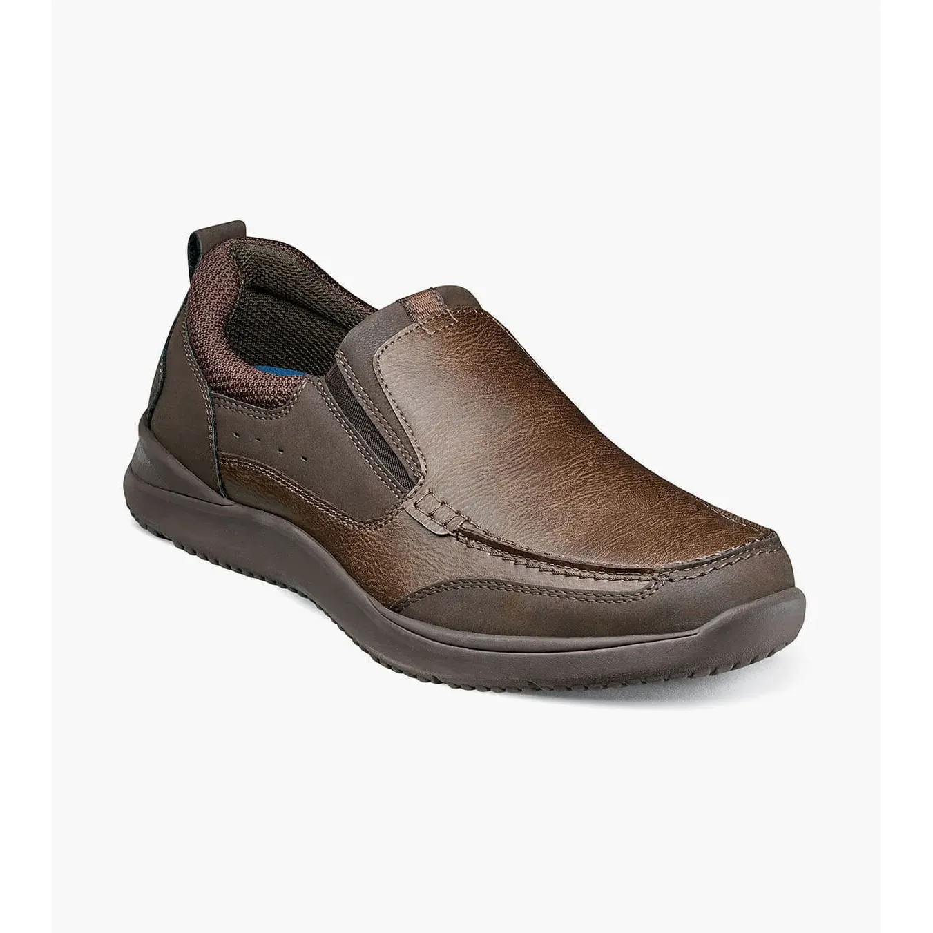 Nunn Bush Conway Moc Toe Slip On Walking Shoes Dark Brown 84846-201 17890₽