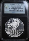 2013-W AMERICAN SILVER EAGLE NGC SP70 ENHANCED FINISH EARLY RELEASE (P0689)