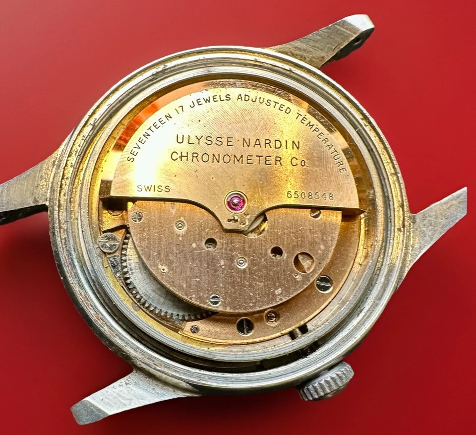Reloj Automático Ulysse Nardin Vintage - 17 Joyas Suizo Años 50 - Piezas o Reparación Foto 2 de 4