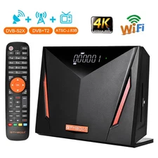 4K Digital ATSC-C (J.83B) Satellite TV Receiver Box SCART HDMI USB DVR Recorder