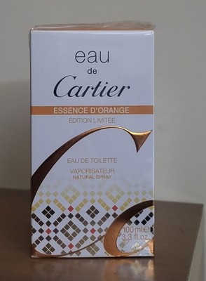 EAU de CARTIER Essence d'orange edt Spray Vintage Limited Edition 100ml SEALED