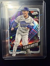 2025 Topps Chrome Baseball Yamamoto #125
