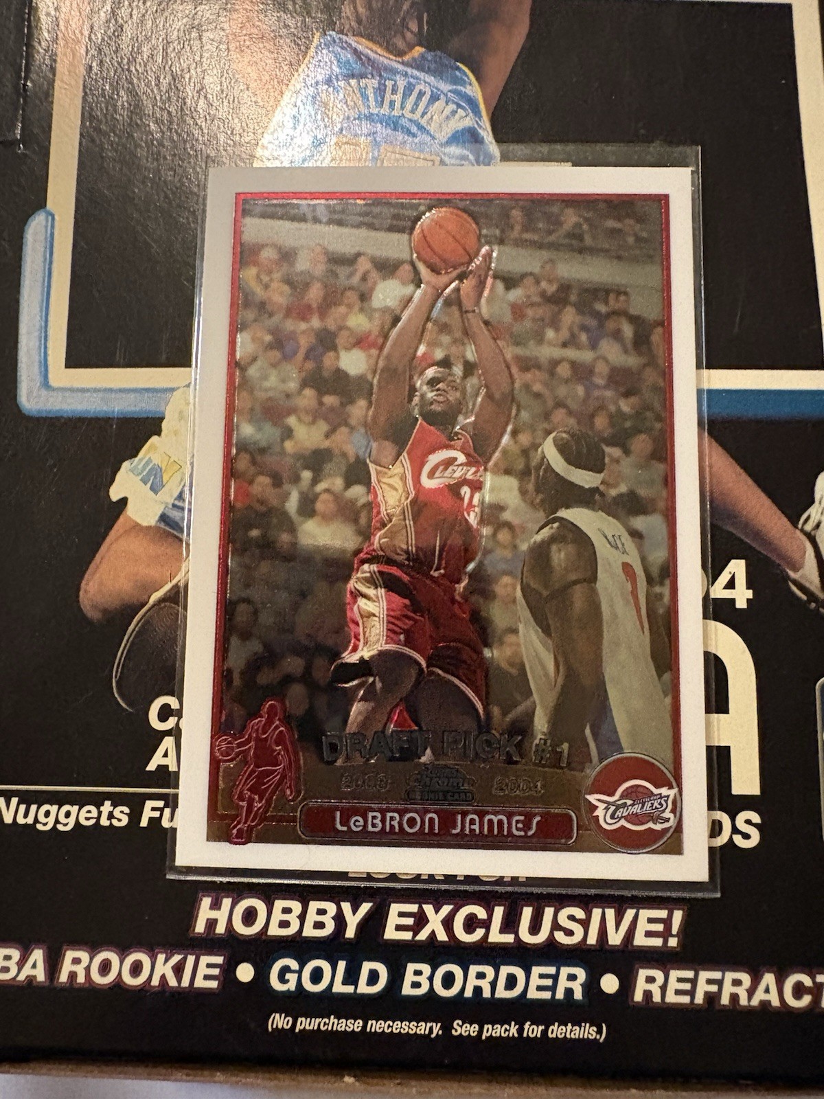 2003/04 Topps Chrome LeBron James #111 Rookie Card NICE