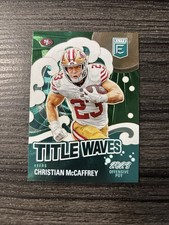 2024 Panini Donruss Elite - Title Waves Christian McCaffrey #3 Green
