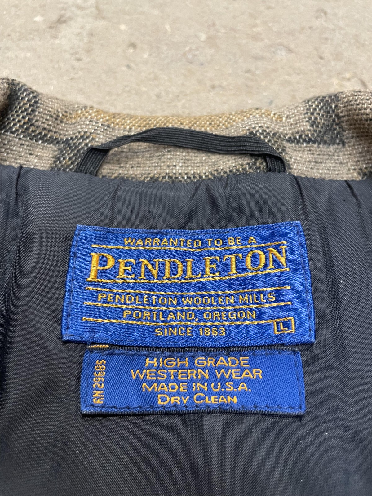 Pendleton Jacket Mens Large Multicolor Wool South… - image 7