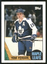 1987-88 Topps #120 Tom Fergus Toronto Maple Leafs Hockey Card 37088